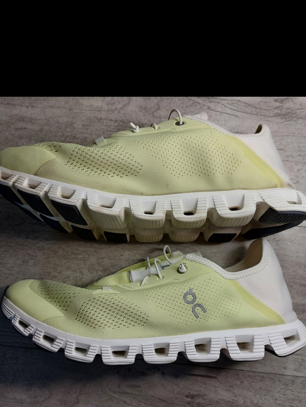 On Cloud Sneakers in Lemon/Lime Yellow